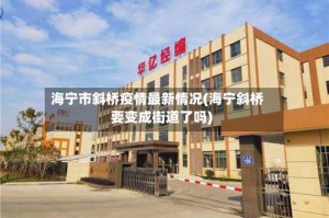 海宁市斜桥疫情最新情况(海宁斜桥要变成街道了吗)