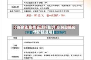 【新余市疫情高速管控吗,新余最新疫情防控通知】