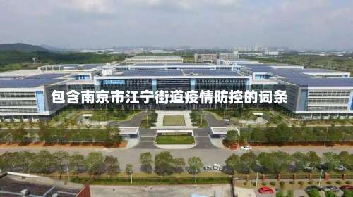包含南京市江宁街道疫情防控的词条-第1张图片
