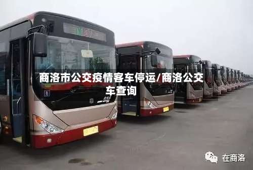 商洛市公交疫情客车停运/商洛公交车查询-第1张图片
